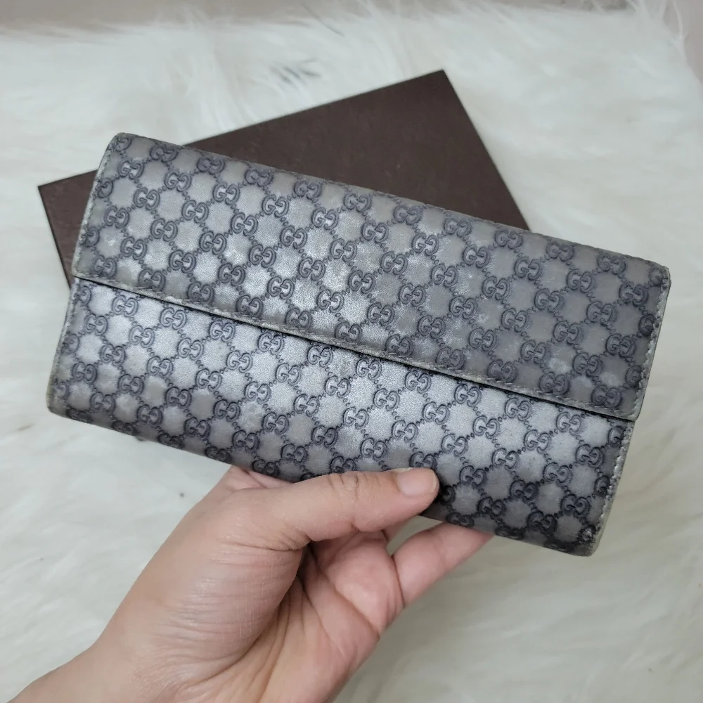 100% Authentic Gucci GG heart long wallet - Picture 12 of 16
